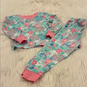 LIlly Pulitzer(exclusively for Pottery Barn Kids) Girls Pajama Set
